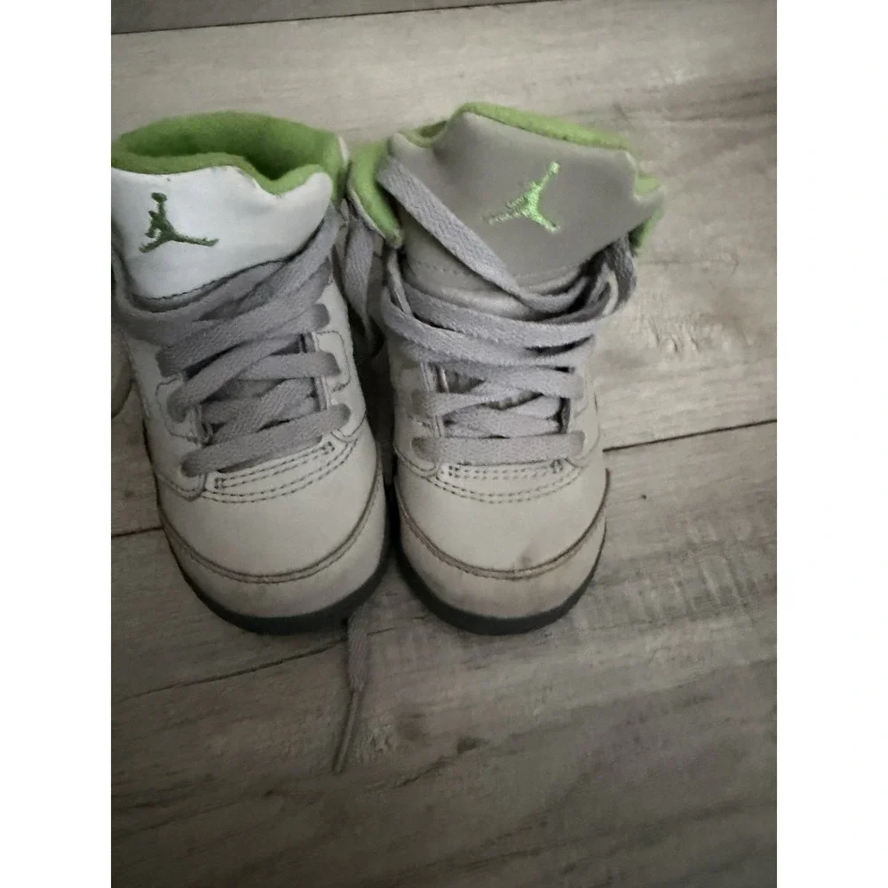 Jordan 5 Green Bean Toddler Size 6c DQ3736-003‎ Air Jordan Retro Baby Infant